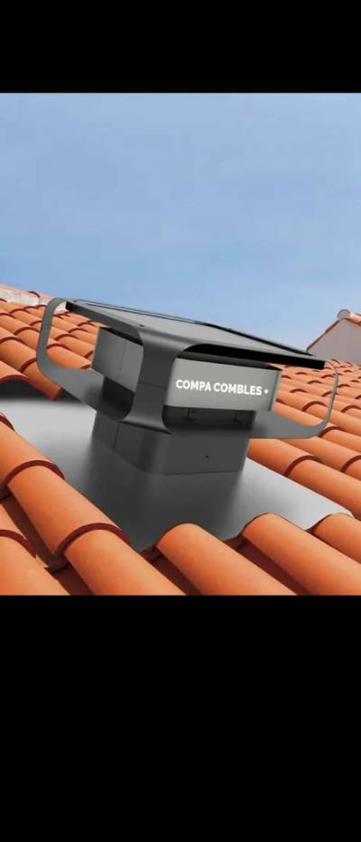 COMPA COMBLES – Extracteur d'air solaire pour combles – NEUF