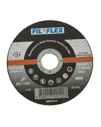 Disque de coupe métal Fil Flex 115x1.0